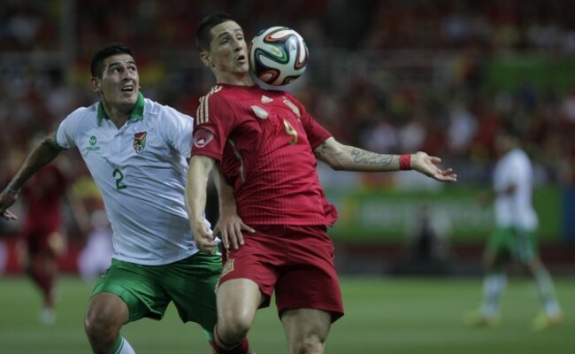 Spain Bolivia WCup Soccer