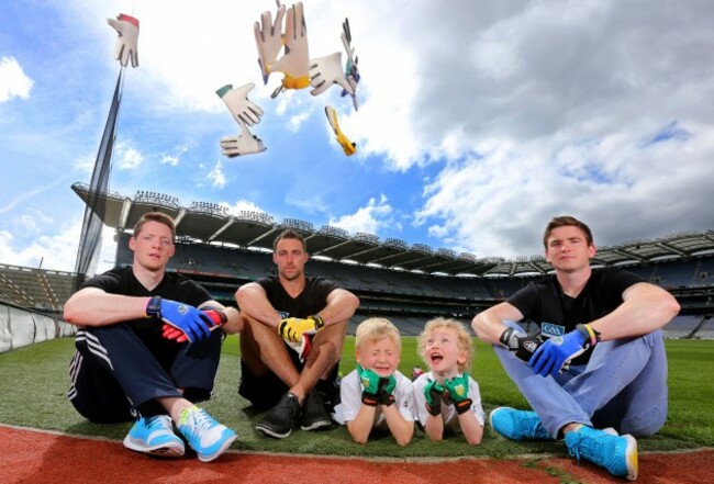 Conor McManus, Ken O'Halloran and Dessie Monewith brothers Charlie and Tommy