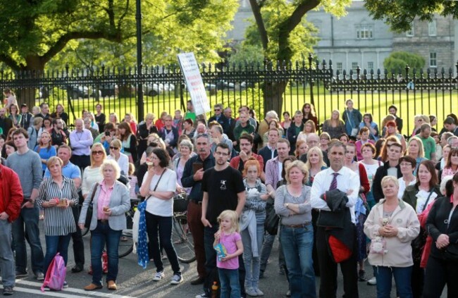 Justice for the Tuam Babies march. Mem