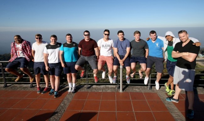 Rodney Ah You, Jordi Murphy, Jack McGrath, David Kilcoyne, Damien Varley, Conor Murray, Felix Jones, Kieran Marmion, James Cronin, Simon Zebo and Jamie Heaslip in Sol San Javier Tucuman