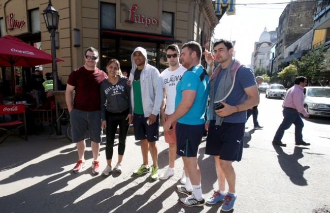 Damien Varley, Simon Zebo, Conor Murray, David Kilcoyne and Felix Jones