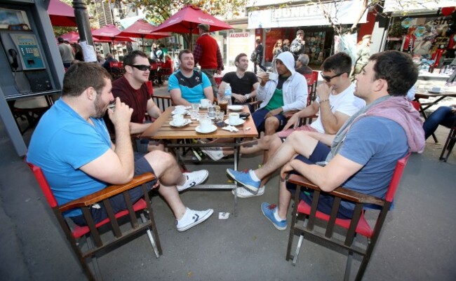 James Cronin, Damien Varley, David Kilcoyne, Vinny Redmond, Video Analyst, Simon Zebo, Conor MUrray and Felix Jones