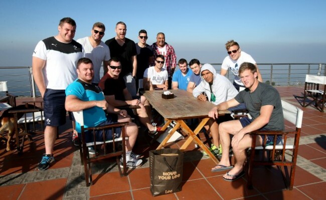 Jack McGrath, Jordi Murphy, Jamie Heaslip, Noel Reid, Rodney Ah You, David Kilcoyne, Damien Varley, Conor MUrray, James CRonin, Felix Jones, Simon Zebo, Ian Madigan and Kieran Marmion in Sol San Javier Tucuman