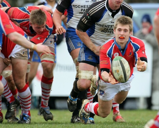 Paul Rowley gets the ball away