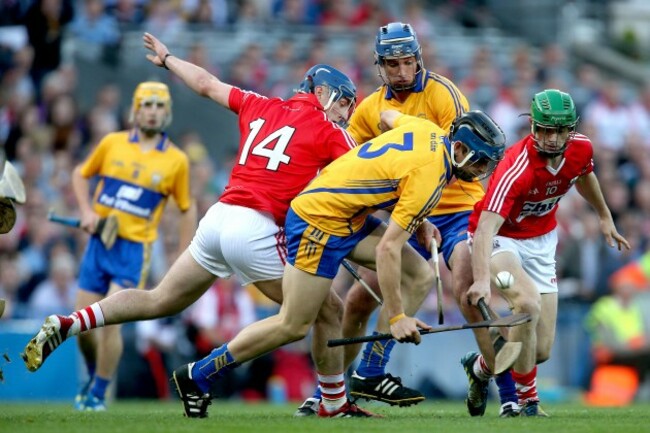David McInerney with Patrick Horgan and Seamus Harnedy