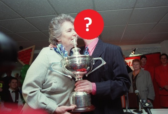 Ken Doherty with his mother Rose