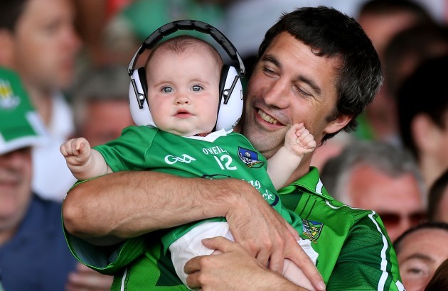 7 month old Susie Burke with her father Paul