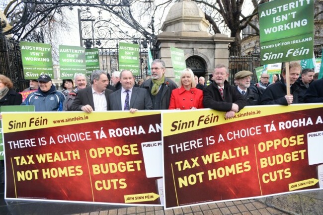 Sinn Fein Anti Property Tax Protests