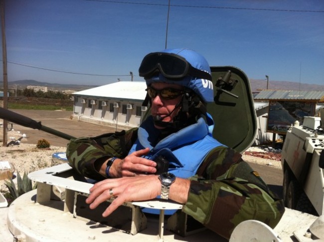 Comdt Robert Kiely UNDOF Syria