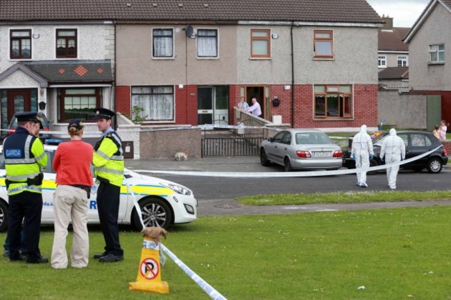 Ballyfermot shooting. Gardai and foren