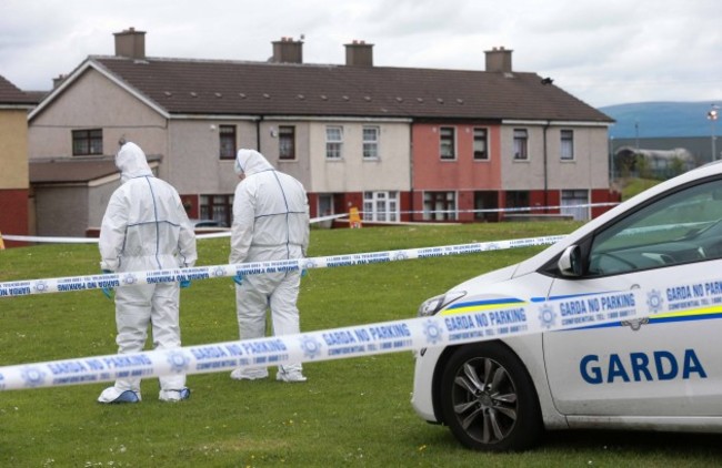 Ballyfermot shooting. Garda forensics