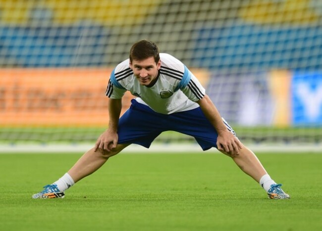 Soccer - FIFA World Cup 2014 - Group F - Argentina v Bosnia-Herzegovina - Argentina Training Session - Estadio do Maracana