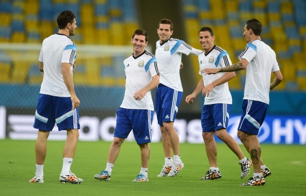 Soccer - FIFA World Cup 2014 - Group F - Argentina v Bosnia-Herzegovina - Argentina Training Session - Estadio do Maracana