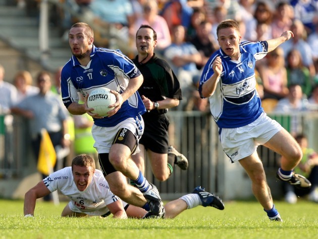 Billy Sheehan and Ross Munnelly get away from Brian Flanagan