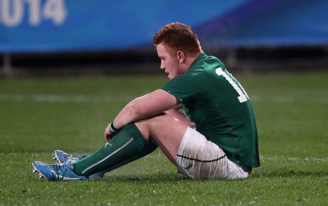 Oisin Heffernan dejected