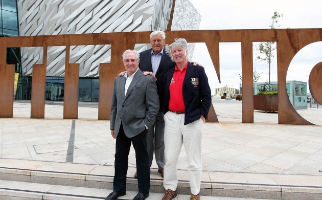 Gareth Edwards, Willie John McBride and JPR Williams