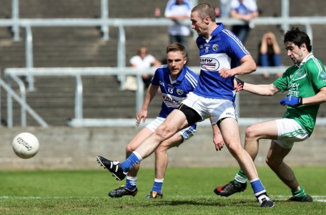 Billy Sheehan scores his side's first goal