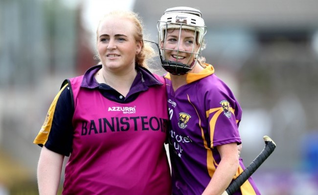 Helena Jacob and Kate Kelly celebrate