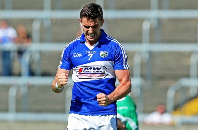 Colm Begley celebrates at the final whistle