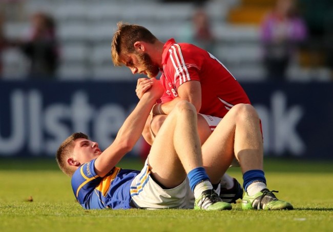 Eoin Cadogan consoles Steven O'Brien