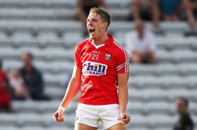 Aidan Walsh celebrates scoring