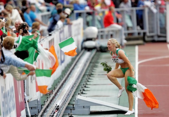 Derval O'Rourke celebrates 11/8/2006