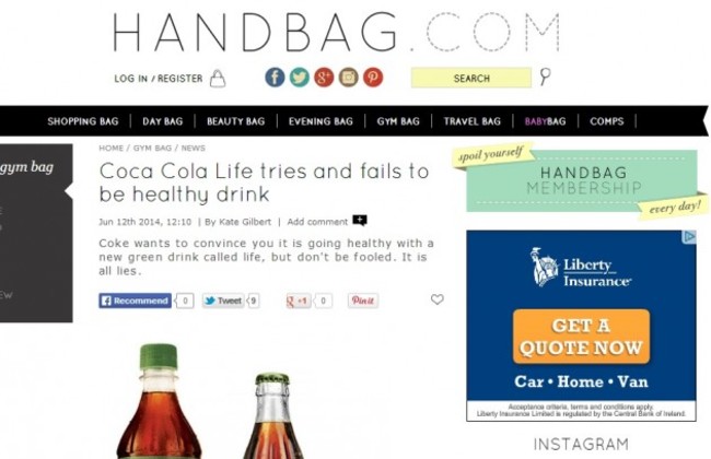 handbag coke