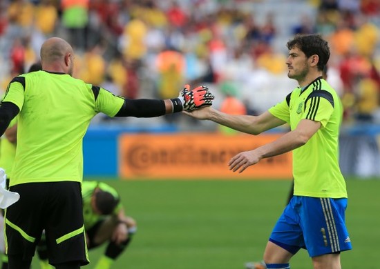 Soccer - FIFA World Cup 2014 - Group B - Australia v Spain - Arena da Baixada