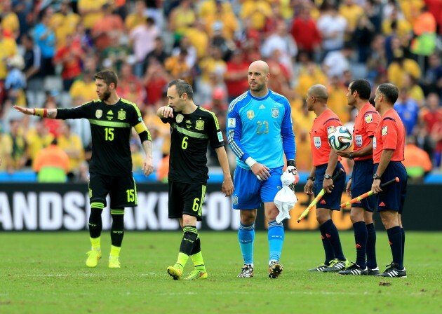 Soccer - FIFA World Cup 2014 - Group B - Australia v Spain - Arena da Baixada