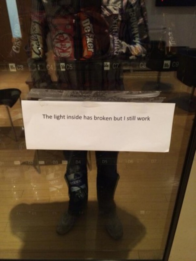 I know how you feel, vending machine.... I know how you feel - Imgur