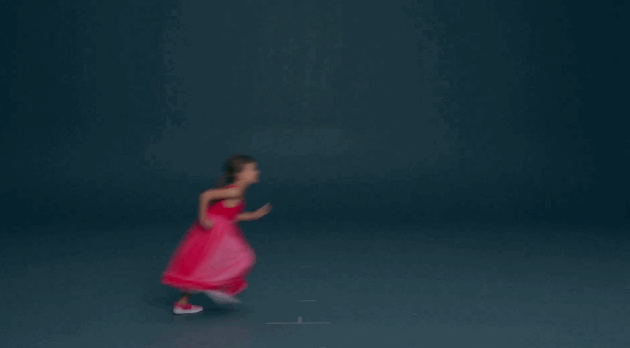 girl running gif