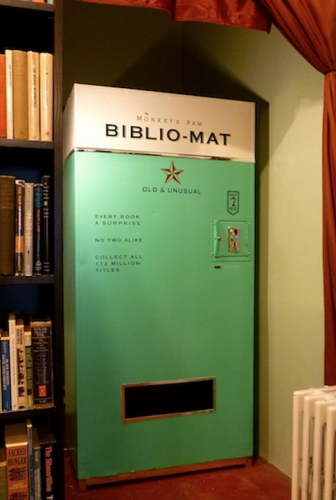 Biblio-mat, A Vending Machine That Delivers Random Used Books - Imgur