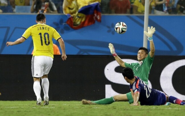 Brazil Soccer WCup Japan Colombia