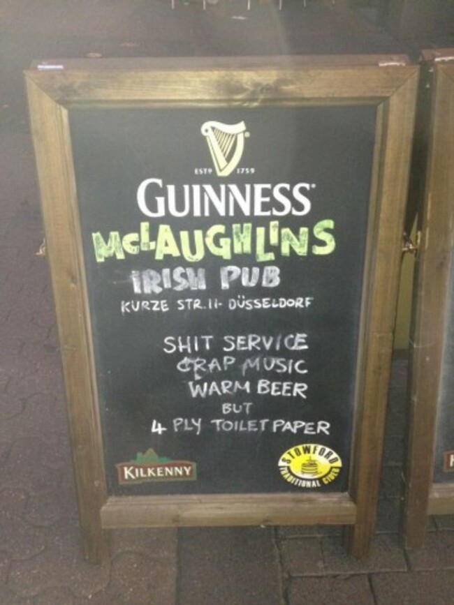 GermanIrishPubSign