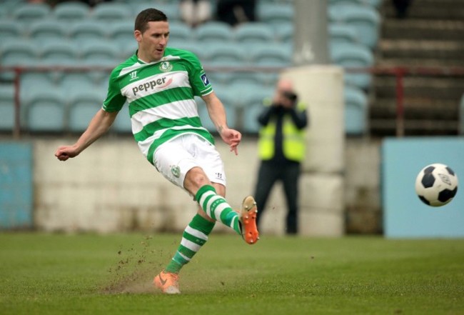 Dean Kelly scores from the penalty spot 5/5/2014