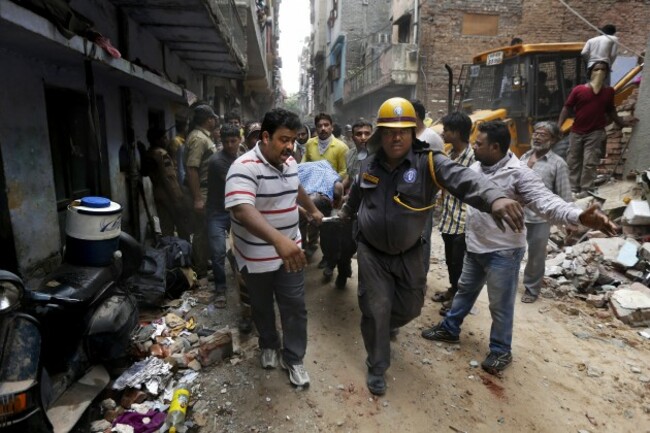India Building Collapse