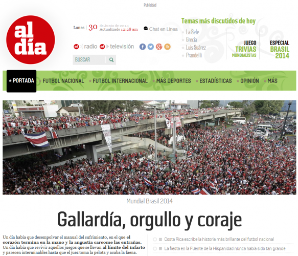 al dia front