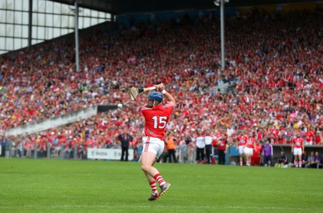 Patrick Horgan scores from the penalty spot