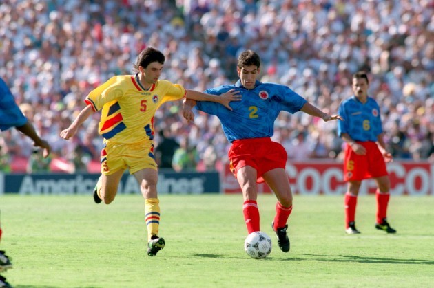 Soccer - World Cup USA 94 - Group A - Colombia v Romania