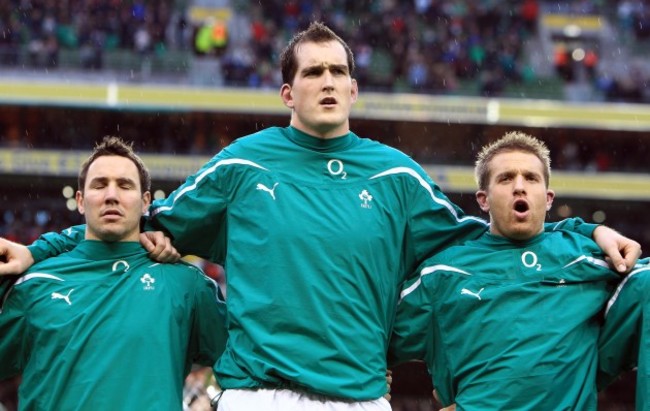 Paddy Wallace, Devin Toner and Luke Fitzgerald