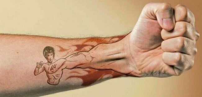 Clever Bruce Lee Tattoo - Imgur