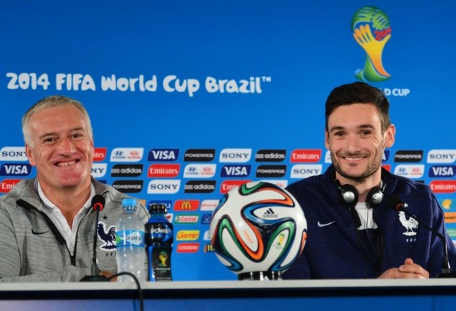 Soccer - FIFA World Cup 2014 - Round of 16 - France v Nigeria - France Training and Press Conference - Brasilia
