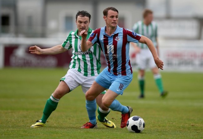 Graham Kelly with Daire Doyle  &Ecirc;