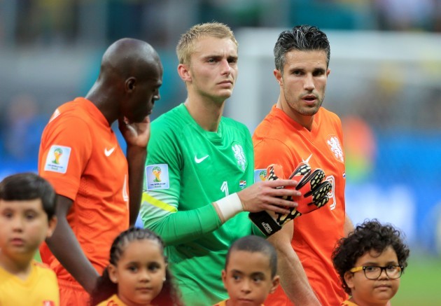 Soccer - FIFA World Cup 2014 - Quarter Final - Netherlands v Costa Rica - Arena Fonte Nova
