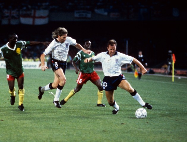 Soccer - World Cup Italia 1990 - Quarter Final - England v Cameroon - Stadio San Paolo