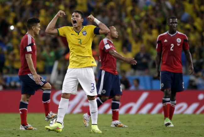 Brazil Soccer WCup Brazil Colombia