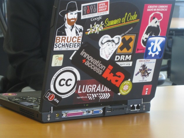 becky's laptop stickers