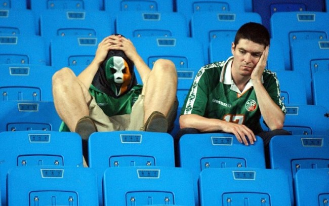 Spain v Rep of Ireland fans