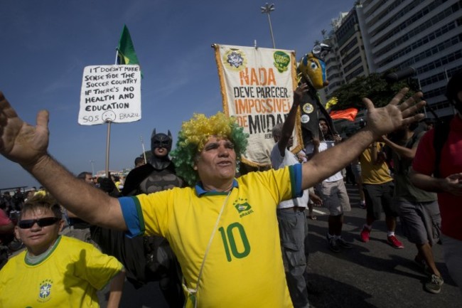 Brazil Soccer WCup Protests