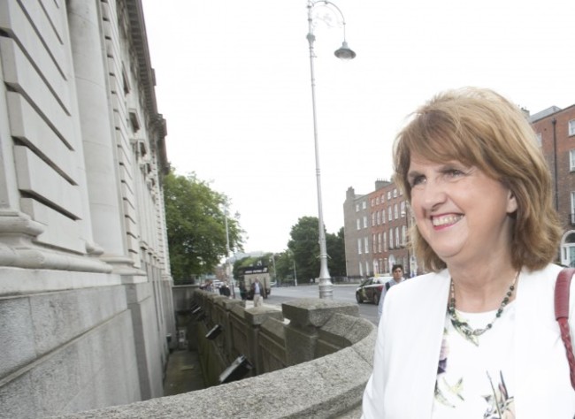 Tanaiste Joan Burton arrives at Governme